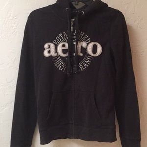 Aero vintage zip up sweater